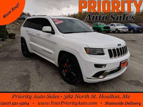 2015 Jeep Grand Cherokee ~ Leather, Moon Roof, Backup Cam! for sale in Houlton, ME