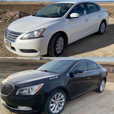 2015 Buick Lacrosse/2013 Nissan Sentra - cars & trucks - by owner -... for sale in Manhattan, MT