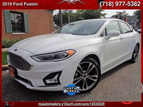 2019 Ford Fusion Titanium FWD - cars & trucks - by dealer - vehicle... for sale in Valley Stream, NY