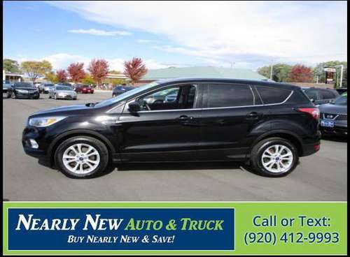 2017 Ford Escape Se Black Suv - cars & trucks - by dealer - vehicle... for sale in Green Bay, WI