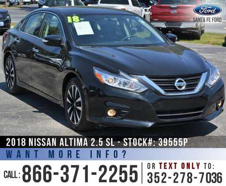 ‘18 Nissan Altima 2.5 SL *** SiriusXM, Backup Camera, Homelink, Sedan for sale in Alachua, FL
