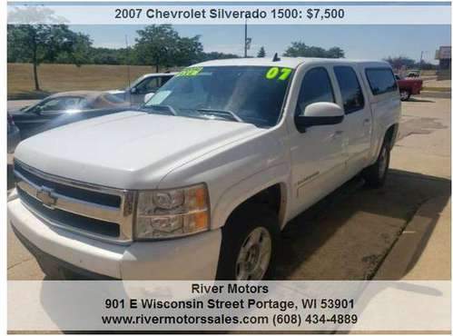 2007 Chevrolet Silverado 1500 LTZ Crew Cab 5.8 ft. SB 204898 M -... for sale in Portage, WI