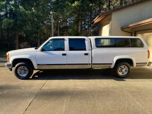 1998 CHEVROLET TRUCK C3500 4x4 Crew Cab Low miles - cars & trucks -... for sale in Tacoma, WA