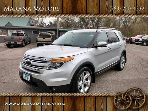 2014 FORD EXPLORER 4X4 LIMITED/3RD ROW/LEATHER - - by for sale in Princeton, MN