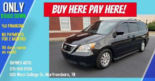 2010 Honda Odyssey EX-L Minivan 4D BUY HERE PAY HERE! HABLAMOS... for sale in Murfreesboro, TN