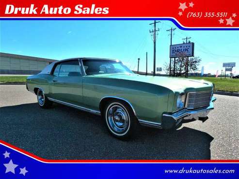 1970 Chevy Monte Carlo SS 454 NUMBER MATCHING Washington State for sale in Ramsey , MN