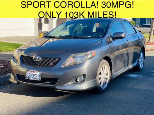 2010 TOYOTA COROLLA SPORT!! LOW MILES ONLY 103K! OVER 30MPG! AWARD... for sale in Auburn, WA