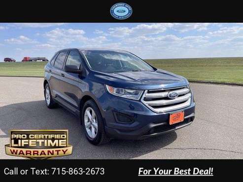 2017 Ford Edge SE suv Blue - - by dealer - vehicle for sale in Thorp, WI