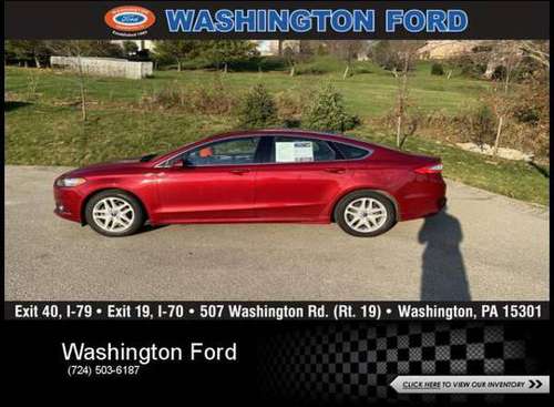 2016 Ford Fusion SE - LEATHER - cars & trucks - by dealer - vehicle... for sale in Washington, PA