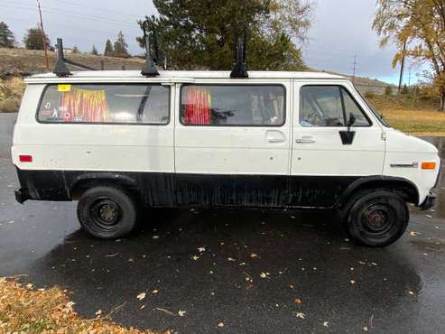 1989 GMC Vandura van, ideal for van life, has bed frame - cars &... for sale in Orondo, WA