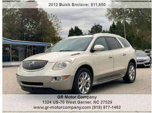 2012 Buick Enclave Premium-NAV, Leather, Camera, BOSE, Heated seats!... for sale in Garner, NC