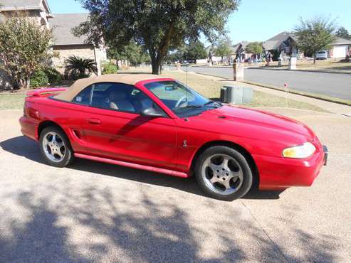 1994 Cobra Mustang Pace Car - cars & trucks - by owner - vehicle... for sale in Robinson, TX