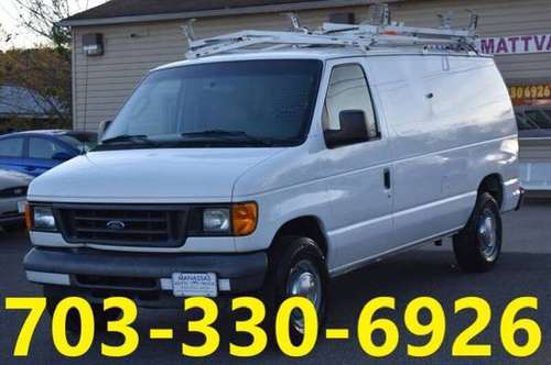 2007 FORD E250 CARGO VAN - cars & trucks - by dealer - vehicle... for sale in MANASSAS, District Of Columbia