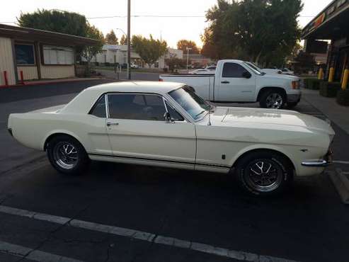 Rare 1966 Wimbleton White Ford Mustang GT A Code for sale in CERES, CA