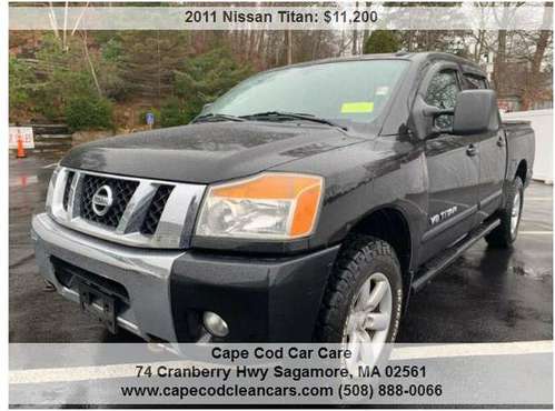 2011 Nissan Titan SV 4x4 4dr Crew Cab - cars & trucks - by dealer -... for sale in Sagamore, MA, MA