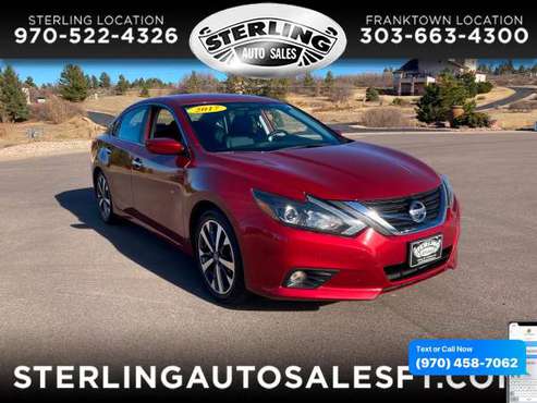 2017 Nissan Altima 2.5 SR Sedan - CALL/TEXT TODAY! - cars & trucks -... for sale in Sterling, CO