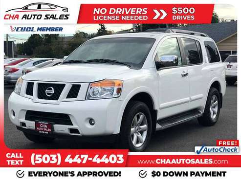 2010 Nissan Armada SE FOR ONLY ! - cars & trucks - by dealer -... for sale in Milwaukie, OR