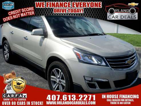 2016 Chevrolet Traverse NO Credit Check Loans--- Buy Here Pay... for sale in Maitland, FL