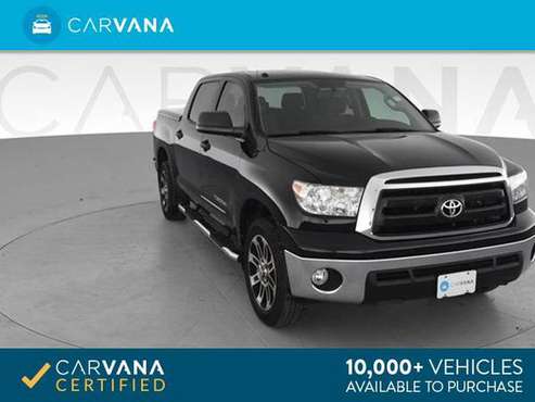 2012 Toyota Tundra CrewMax Pickup 4D 5 1/2 ft pickup Black - FINANCE for sale in Albuquerque, NM