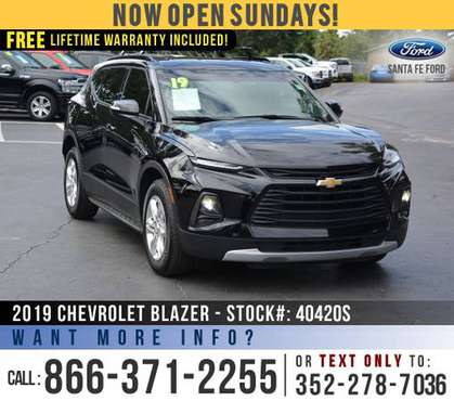 *** 2019 Chevrolet Blazer *** Touchscreen - Apple CarPlay - Onstar -... for sale in Alachua, FL