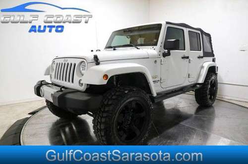 2015 Jeep WRANGLER UNLIMITED SAHARA LIFTED 4x4 LOW MILES SOFT TOP for sale in Sarasota, FL