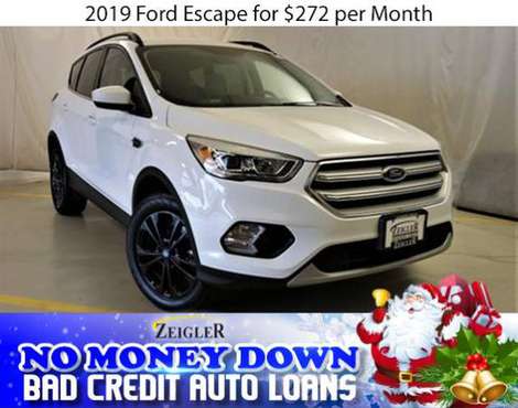 $272/mo 2019 Ford Escape Bad Credit & No Money Down OK - cars &... for sale in Willow Springs, IL