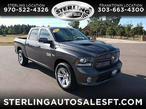 2014 RAM 1500 Sport Crew Cab SWB 4WD - CALL/TEXT TODAY! for sale in Sterling, CO