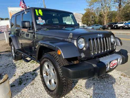 2014 Jeep Wrangler Unlimited Sahara 4x4 4dr SUV **GUARANTEED... for sale in Hyannis, RI