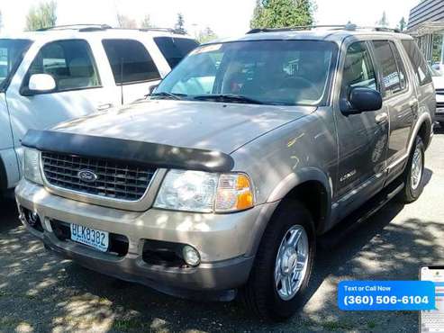 2002 Ford Explorer XLT 4dr 4WD SUV - - by dealer for sale in Mount Vernon, WA