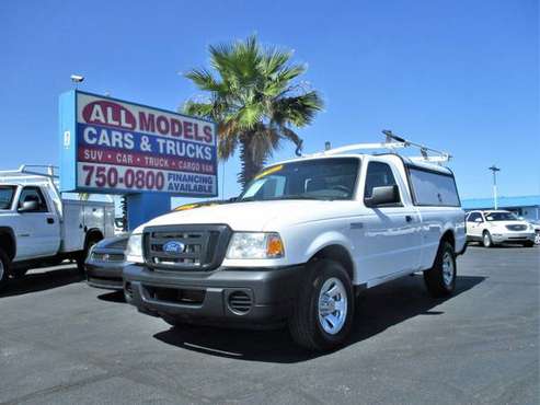 2011 Ford Ranger Regular Cab XL Pickup with Camper Shell and Ladder... for sale in Tucson, AZ