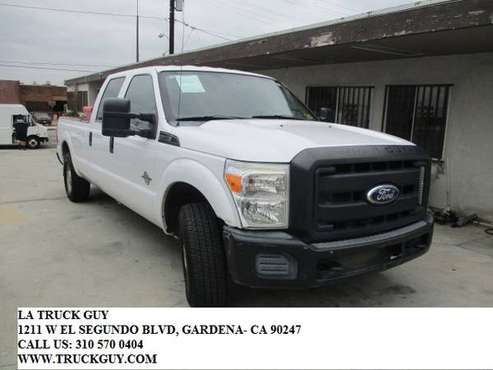 2012 FORD F350 F-350 8FT PICKUP TRUCK CREWCAB DIESEL CARB COMPLIANT... for sale in Gardena, CA