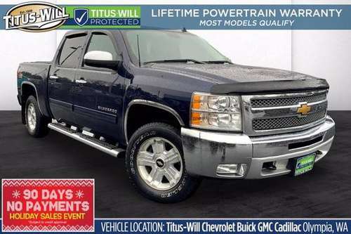 2012 Chevrolet Silverado 4x4 4WD Chevy LT TRUCK - cars & trucks - by... for sale in Olympia, WA