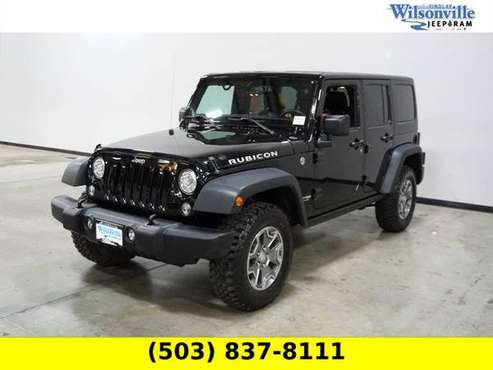 2018 Jeep Wrangler JK 4x4 4WD Unlimited Rubicon SUV for sale in Wilsonville, OR