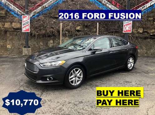 2016 Ford Fusion 97K MILES/MICROSOFT SYNC/LEATHER/SUNROOF! for sale in Pittsburgh, PA