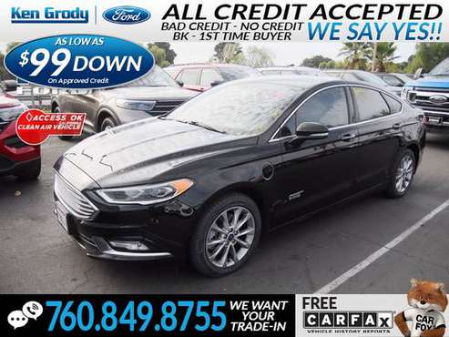 2017 Ford Fusion Energi SE - cars & trucks - by dealer - vehicle... for sale in Carlsbad, CA