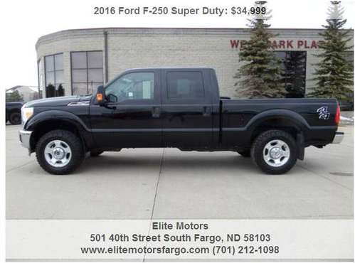 2016 Ford F-250 Super Duty, Crew Cab, 4x4, 6.2L, Immaculate! - cars... for sale in Fargo, ND