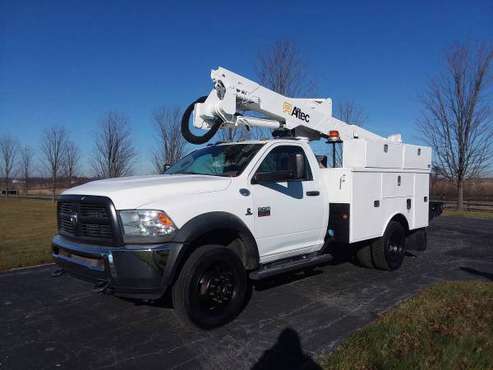 45' 2012 Dodge Ram 5500 Diesel Bucket Boom Lift Truck ALTEC AT37G -... for sale in Gilberts, NH