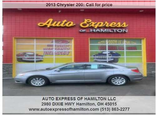 2013 Chrysler 200 599 Down TAX BUY HERE PAY HERE for sale in Hamilton, OH
