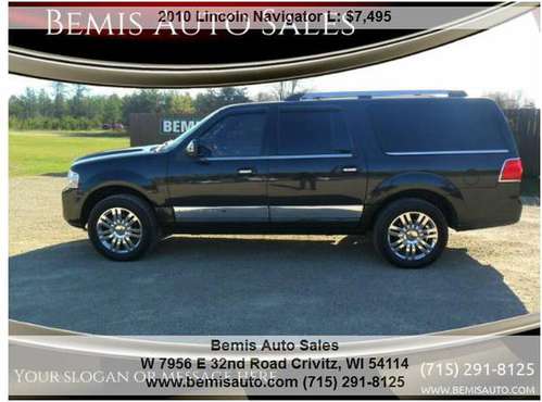 2010 LINCOLN NAVIGATOR L - - by dealer - vehicle for sale in Crivitz, WI