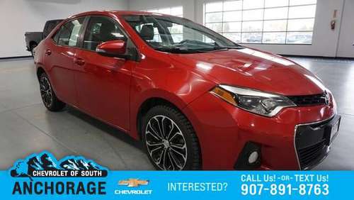 2015 Toyota Corolla 4dr Sdn CVT S Plus - cars & trucks - by dealer -... for sale in Anchorage, AK