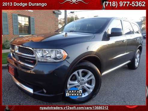 2013 Dodge Durango AWD 4dr SXT - cars & trucks - by dealer - vehicle... for sale in Valley Stream, NY