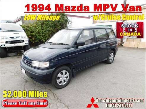 1994 Mazda MPV Van w/Cruise Control LOW Mileage 32,000 Miles - cars... for sale in RICHMOND, ID