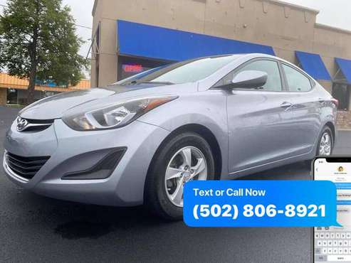 2015 Hyundai Elantra SE 4dr Sedan 6A EaSy ApPrOvAl Credit Specialist... for sale in Louisville, KY
