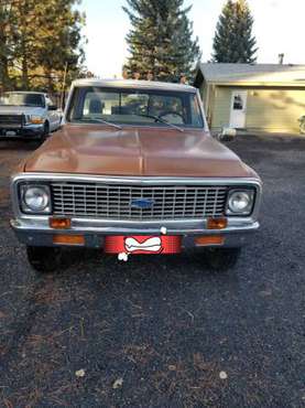 1971 CHEVY 3/4 TON 4X4 - cars & trucks - by owner - vehicle... for sale in Bend, OR