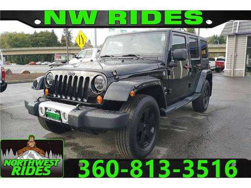 2011 Jeep Wrangler Unlimited Sahara Sport Utility 4D for sale in Bremerton, WA