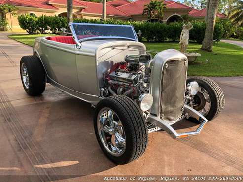 1932 Ford Roadster Hot Rod, less than 2,000 miles since build! Head tu for sale in Naples, FL