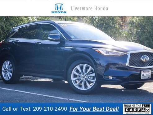 2019 INFINITI QX50 LUXE suv Hermosa Blue - - by dealer for sale in Livermore, CA