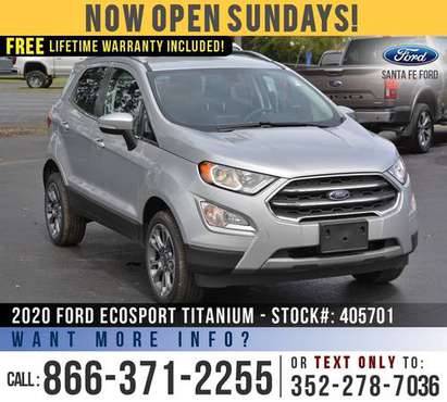 2020 FORD ECOSPORT TITANIUM SAVE Over 7, 000 off MSRP! for sale in Alachua, FL