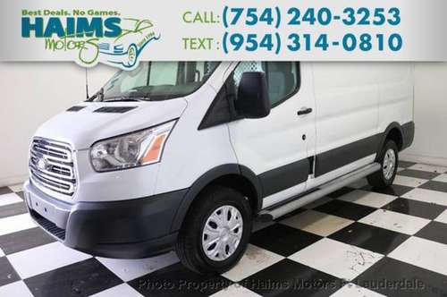 2016 Ford Transit Cargo Van T-250 130 Low Rf 9000 GVWR Swing-Out RH Dr for sale in Lauderdale Lakes, FL