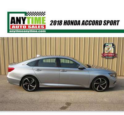 2018 Honda Accord Sport - $24,697 W.A.C.* - cars & trucks - by... for sale in Rapid City, SD